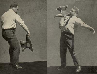 George Jowett Lifting an Anvil