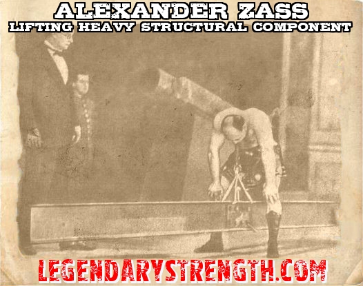 Even though Alexander Zass is best known for bending bars and support lifts, his jaw and teeth were incredible strong as well. 