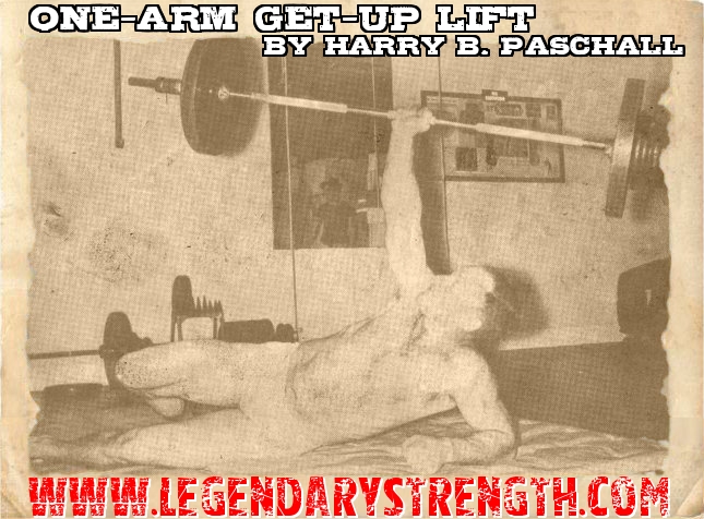 One-arm Get-up performed by Harry Paschall at the age of 40