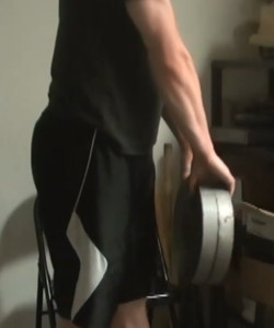 Weight plate grip exercise