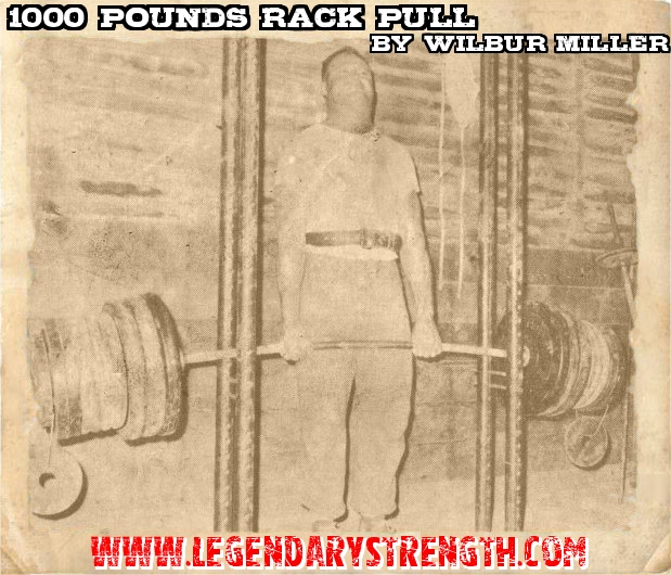 Wilbur Miller lifting around 1000 pounds