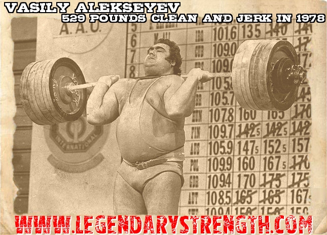 Vasily Alekseyev performing at the World Weightlifting Championships in 1978