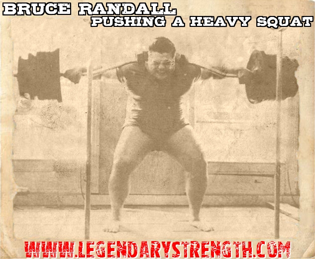 Randall pushing a heavy squat